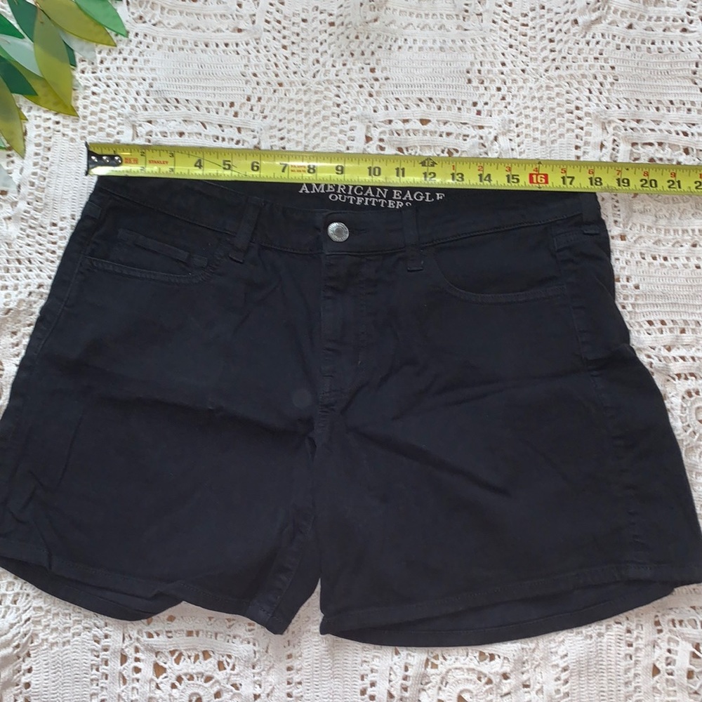 American eagle super stretch black short